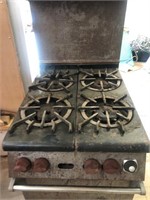 WOLF COMMERCIAL GAS STOVE/OVEN 53" X 22"