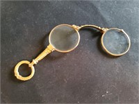 Antique Gold Plated Folding Glasses