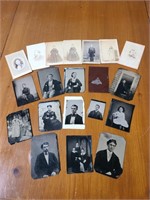 Lot of Antique Photographs and Tin Types