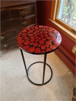 Small Resin Top Side Table