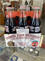 VTG 1993 FSU NATIONAL CHAMPIONS 6 PACK COKE