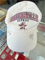 RARE 2 PLAYER SIGNED GREENEVILLE ASTROS HAT