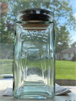 SMALL COFFEE (CAFFE) JAR WITH CORK LID