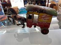 ANTIQUE TOYTOWN DAIRY WIND UP TIN TOY