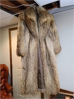 G.Fox Women's Full Length Fur Coat