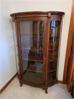 Antique Mahogany Curio Cabinet