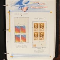 US Stamps Commemorative Plate Blocks 1983-86