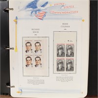 US Stamps Commemorative Plate Blocks 1996-97