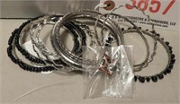 Approximately (11) costume jewelry bracelets