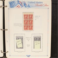 US Stamps Booklet Panes Collection