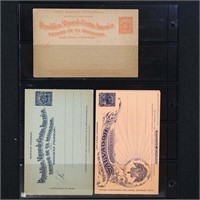 El Salvador Mint Postal Cards, H&G #47, 51-55
