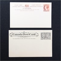 Canada Mint Postal Cards H&G #12, 14, 17, 18
