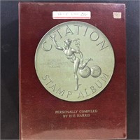 WW Stamp Collection in Citation Thru 1962 A-E
