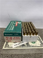 Vintage Remington 218 BEE caliber 46gr hollow