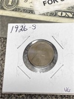 1926-s Lincoln wheat back one cent penny US coin