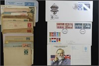 Worldwide Stamps 100+ Covers wide variety incl Pos