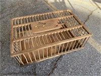 Primitive Wooden Chicken Crate