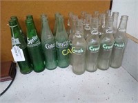 Vintage Glass Drink Bottles