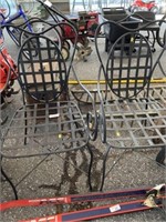 (2) Metal Outdoor Patio Chairs