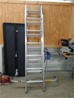 Werner 18' Aluminum Extension Ladder