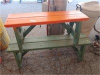 (2) Wooden Benches