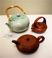 Teapot Lot of 3