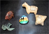 Lot of 5 Carved Smalls