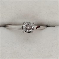 $2135 10K  Diamond(0.4Ct, I2,G) Ring