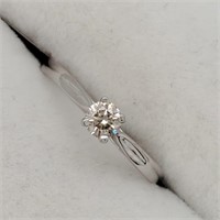 $1630 10K  Diamond(0.22Ct, I1, H ) Ring