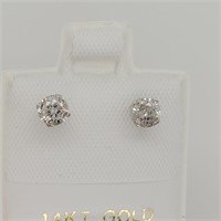 $2265 14K  Diamond(0.45Ct,I2-I3,G-H) Earrings