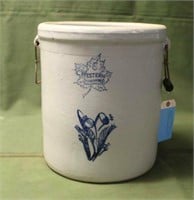 Western Stoneware 6-Gal Crock, Approx 13"x14"