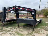 *2013 20' PJ Lowboy Gooseneck Trailer