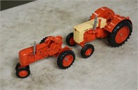 Case 600 & Case Vac Die-Cast Toy Tractors