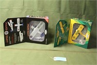 (2) Gearbox Collectible 1:32 Scale Airplanes-
