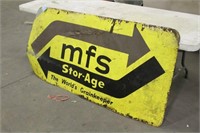 MFS Stor-Age The World's Grain Keeper Metal Sign