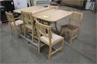 Drop Leaf Table w/(6) Chairs & 9" Leaf