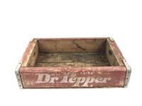 Vintage Dr Pepper Wooden Crate