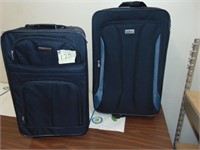 (2) Pieces of roll around Luggage