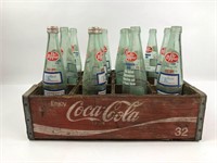 Vintage Coca-Cola Crate, Dr Pepper Bottles