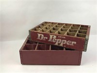 Vintage Dr Pepper, Wooden Soda Crates