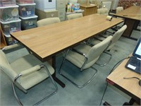 Large Meeting Table with (5) chairs