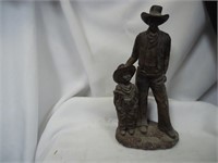 Cowboy and Son statue