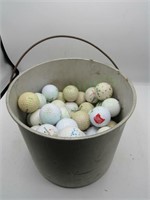 Bucket of Range Golf Balls