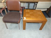 Retro Office Chair and Side Table