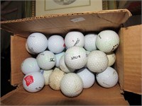 Box of range golfballs