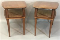 PAIR OF PETER HVIDT DANISH TEAK OCCASIONAL TABLES