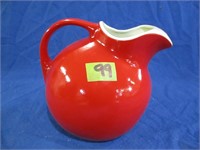 HALL pottery - large red jug