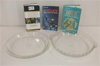 2 Bird Books and a Sky Guide, 2 Pie Plates