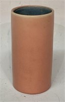 HAMPSHIRE POTTERY CYLINDER VASE - LIGHT ROSE COLOR