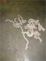 Lot of decorative Halloween chains and manacles